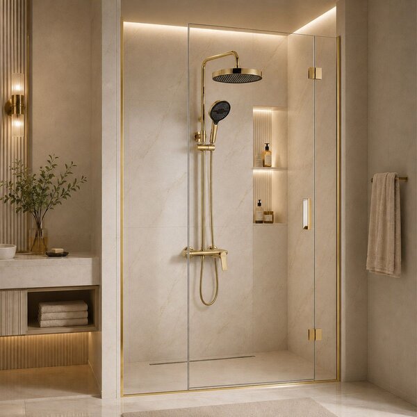 Shower set Rea Vision Gold