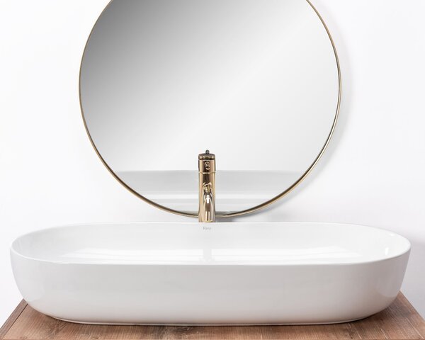 Countertop washbasin REA CLEO 81 WHITE