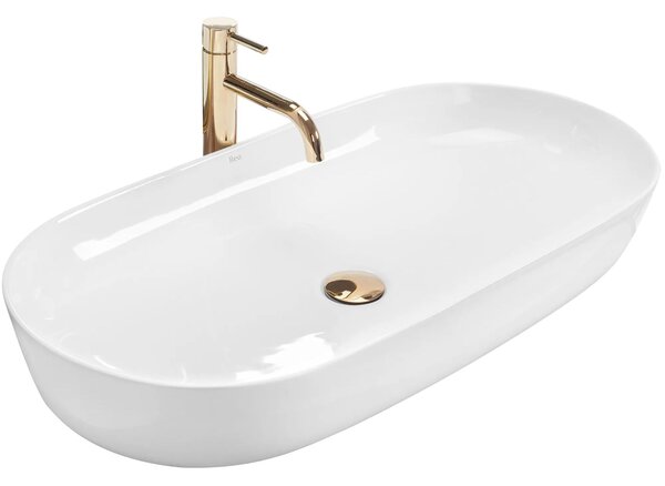 Countertop washbasin REA CLEO 81 WHITE