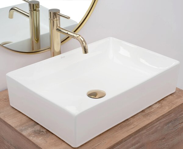 Countertop washbasin REA Inga white