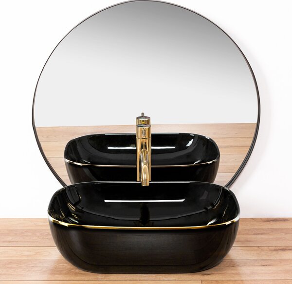 Countertop washbasin Rea Belinda Black Gold