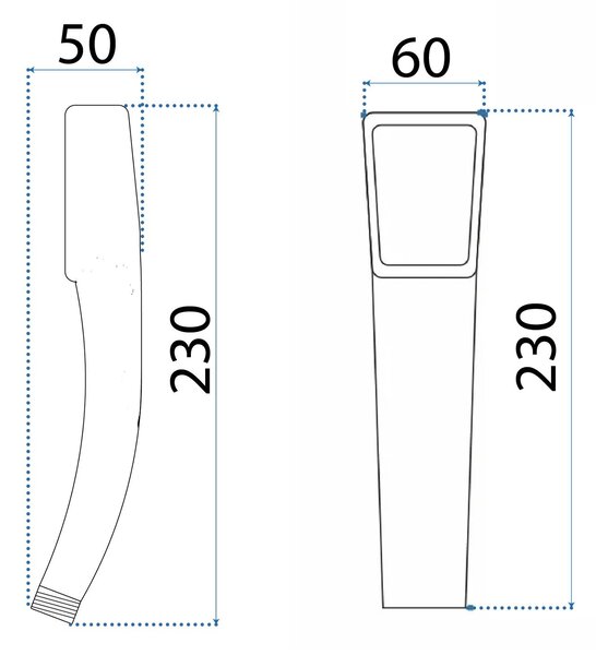 Shower handset Eco power