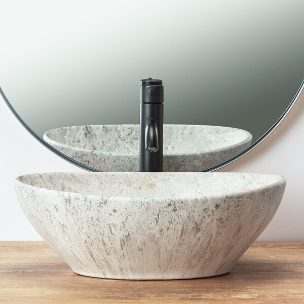 Countertop washbasin REA Sofia Light Stone