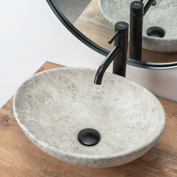 Countertop washbasin REA Sofia Light Stone