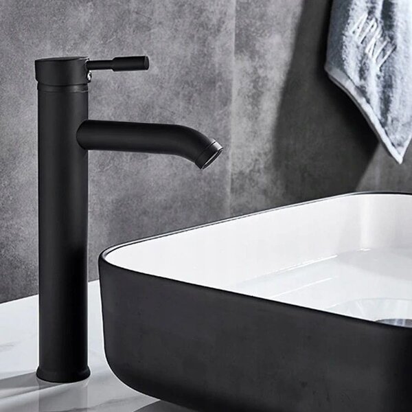 Bathroom faucet Rea Graf Black High