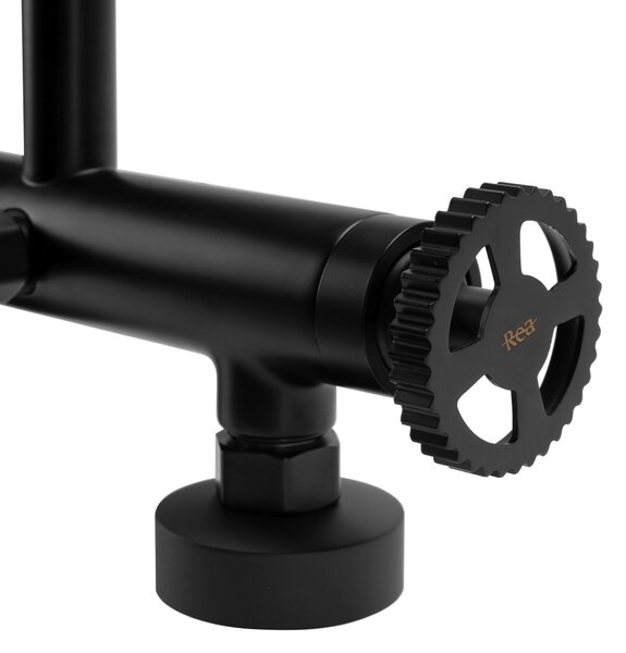 Bath faucet Rea Vertigo Black