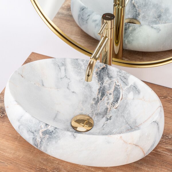 Countertop washbasin Rea Linda Granit Mat