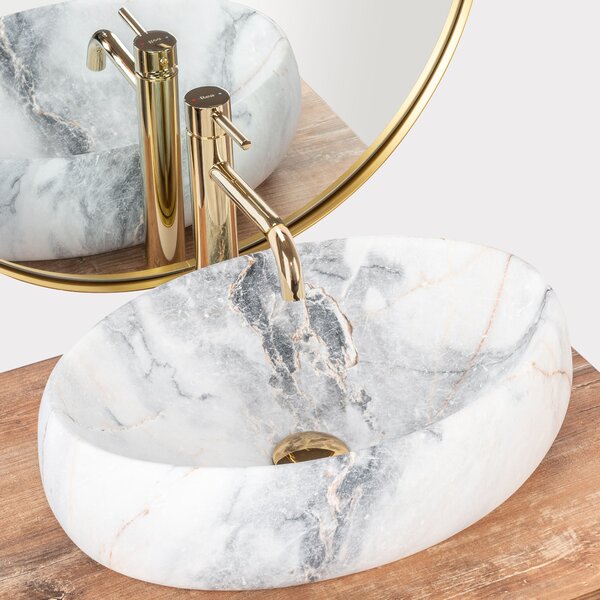 Countertop washbasin Rea Linda Granit Mat