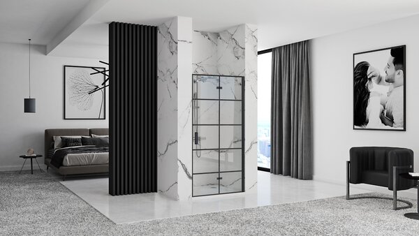 Shower doors Rea Molier Black 80 + profil