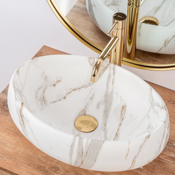 Countertop washbasin Rea Linda Lava Mat