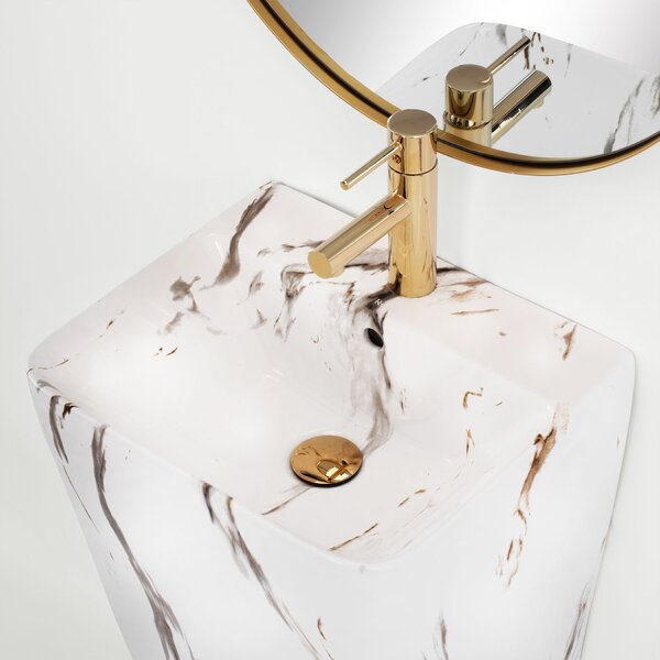 FREESTANDING WASHBASIN ARIS MARBLE