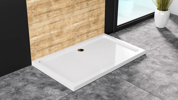 Shower tray Rea Savoy White 80x100