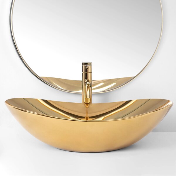 Countertop washbasin Rea Royal Gold