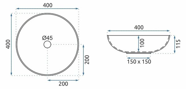 Countertop Basin Rea Juliana