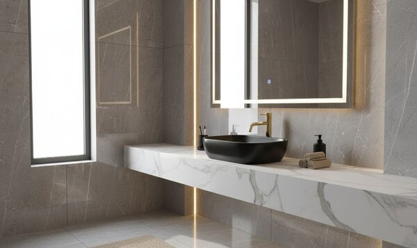 Countertop washbasin Basaro Hestia