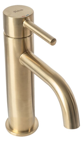 Bathroom faucet Rea Lungo Gold Brush