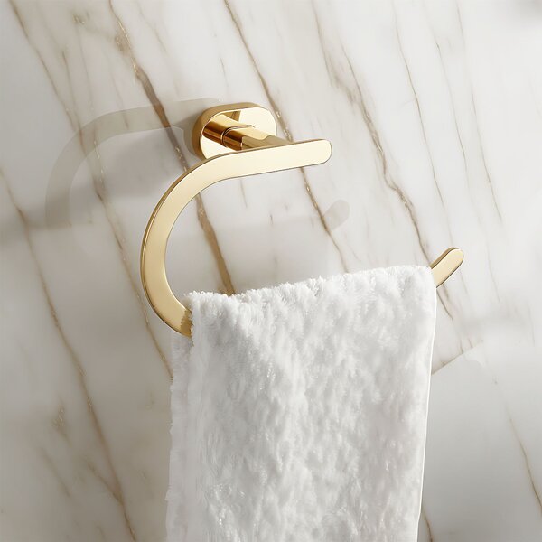 Bathroom hanger Ring 110 Til Gold
