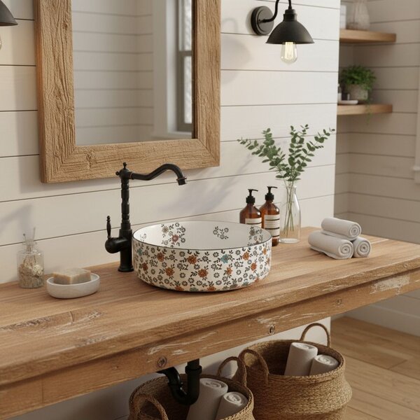Countertop Basin Rea Stefania Fiori
