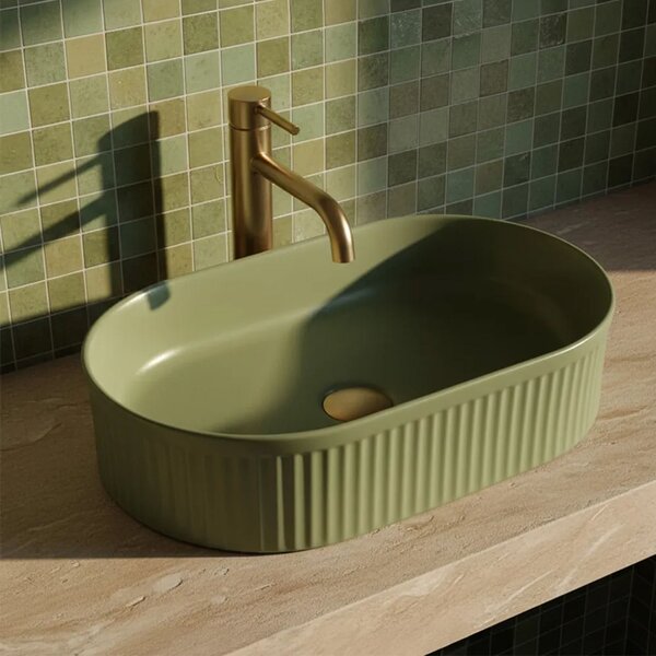 Countertop washbasin Rea Vanda Pistachio Matt