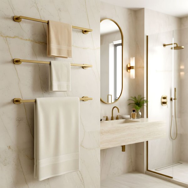 Bathroom hanger Til 101 Brush Gold