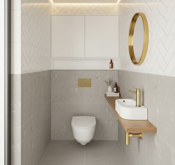 Countertop / wall-mounted washbasin REA Odetta