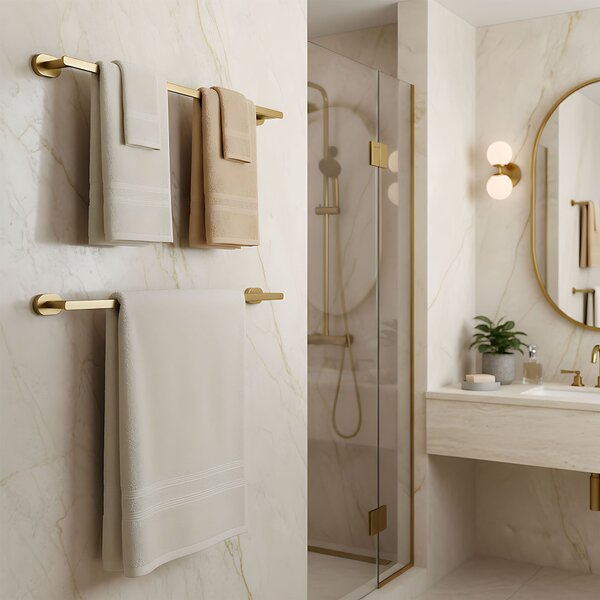 Bathroom hanger Til 101 Brush Gold