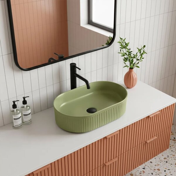 Countertop washbasin Rea Vanda Pistachio Matt