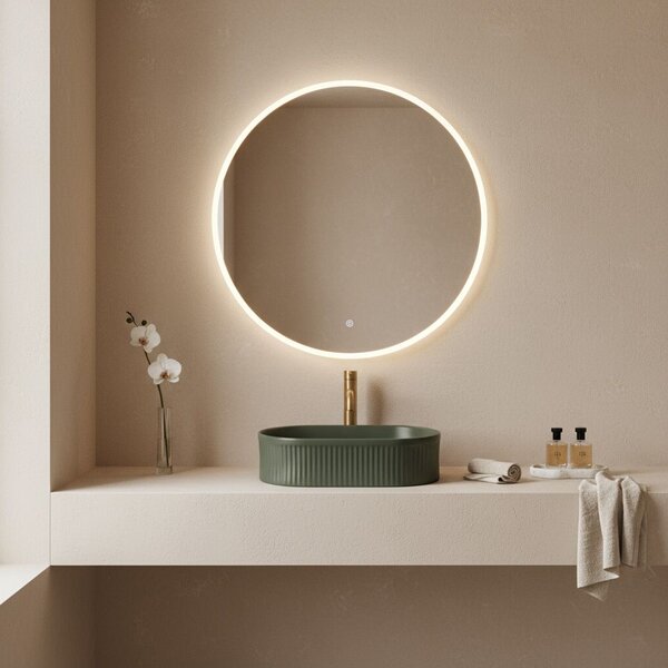 Countertop washbasin Rea Vanda Olive Matt