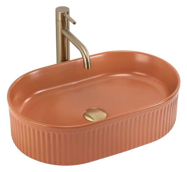 Countertop washbasin Rea Vanda Cinnamon Matt
