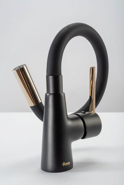 Kitchen faucet Rea ICON Black/Gold