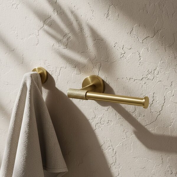 Toilet paper holder 5709 Galo Brush Gold