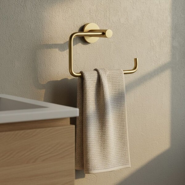 Bathroom hanger 5610 Leo Brush Gold
