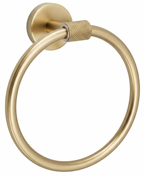 Bathroom hanger Ring 5710 Galo Brush Gold