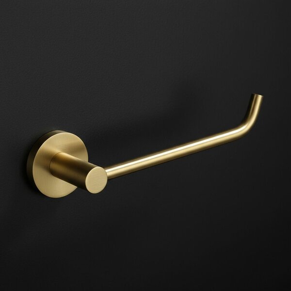 Toilet paper holder 5609 Leo Brush Gold