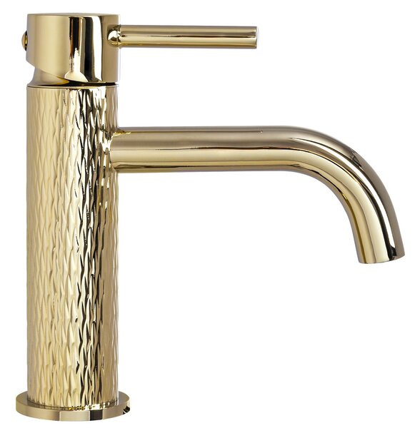 Bathroom faucet Rea Lungo Art Gold Low