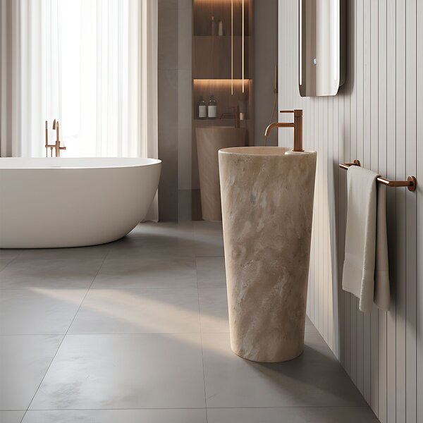 Freestanding ceramic basin Blanka Savana Matt
