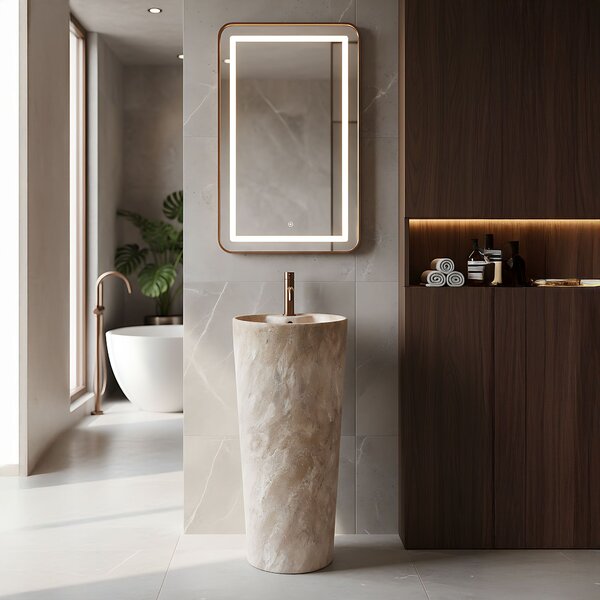 Freestanding ceramic basin Blanka Savana Matt