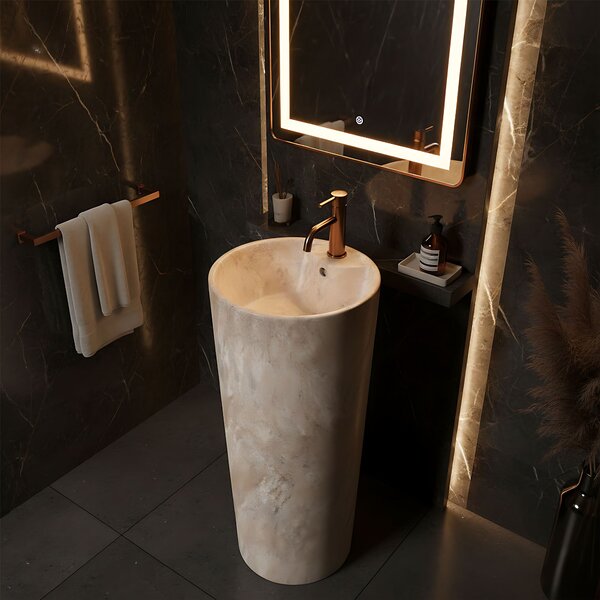Freestanding ceramic basin Blanka Savana Matt