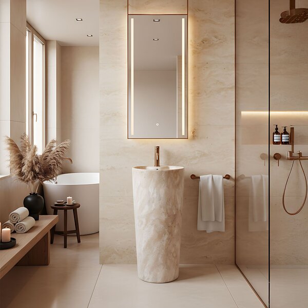 Freestanding ceramic basin Blanka Savana Matt