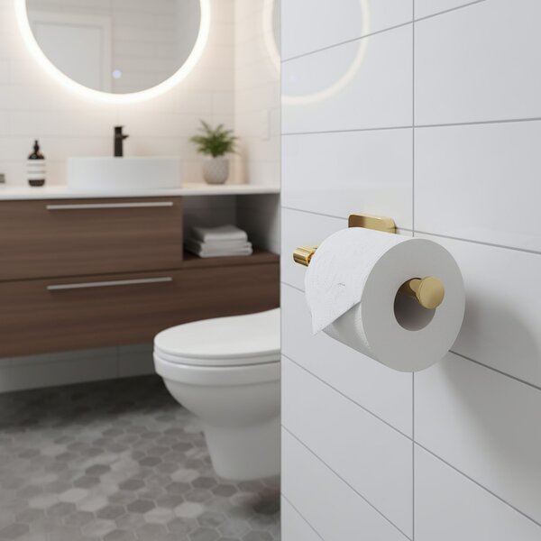 Toilet paper holder 5909 Nico Gold