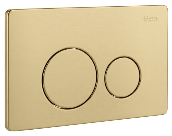 Toilet Flush Button Rea I K011A-Q Gold Brush