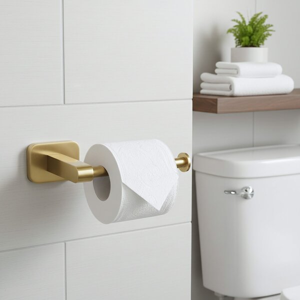 Toilet paper holder 5909 Nico Brush Gold