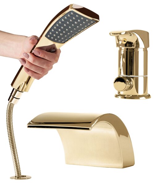 Bath faucet Rea Riven GOld