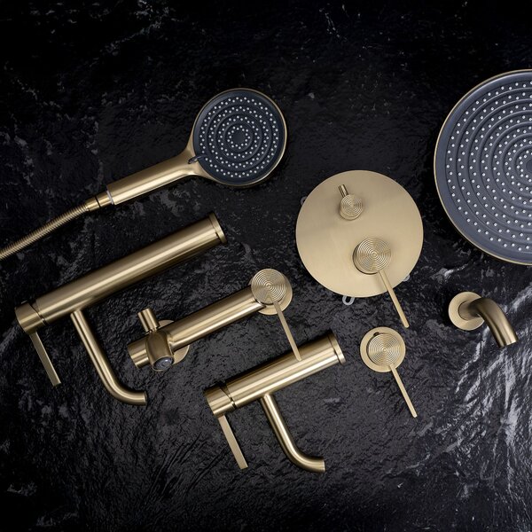 Bathroom faucet REA FOSTER Gold Brush