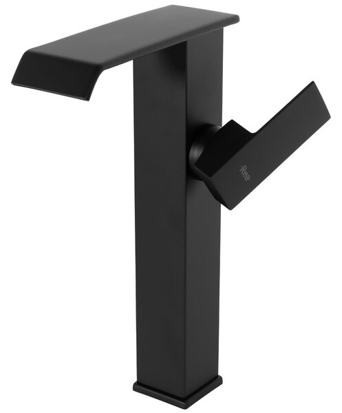 Bathroom faucet REA KENT Black mat high