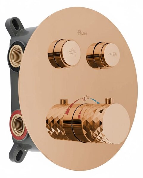 Shower system Rea Lungo Diamond Copper + BOX