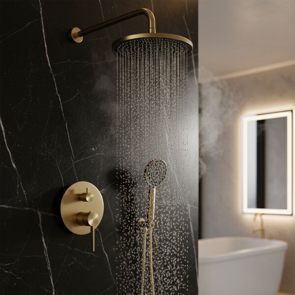 Shower system Rea Foster Brush Gold + BOX