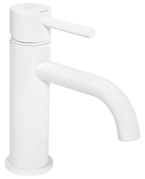 Bathroom faucet Rea Lungo White Low