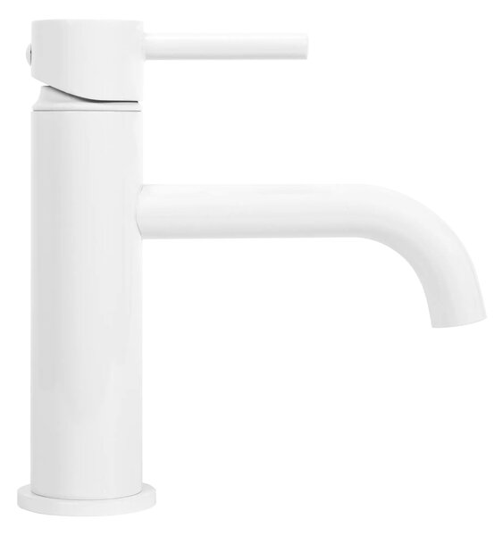 Bathroom faucet Rea Lungo White Low