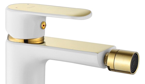 Bidet faucet Rea Bloom White gold